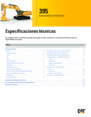 Raupenbagger Caterpillar 395