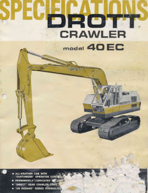 Raupenbagger Drott 40EC