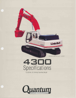 Raupenbagger Link-Belt 4300