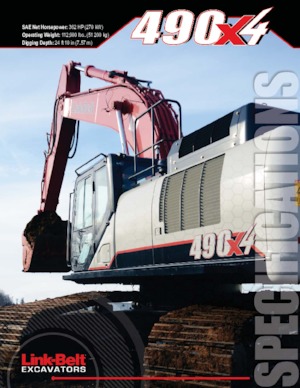 Raupenbagger Link-Belt 490 X4