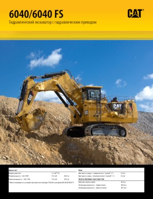 Raupenbagger Caterpillar 6040F S