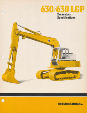 Raupenbagger International Harvester 630