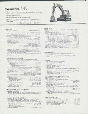 Raupenbagger International Harvester 640