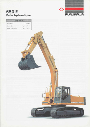 Raupenbagger Furukawa 650 E-LC