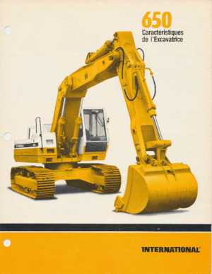 Raupenbagger International Harvester 650