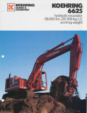 Raupenbagger Koehring 6625