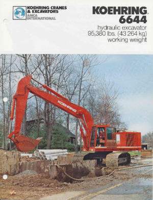 Raupenbagger Koehring 6644