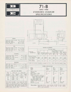 Raupenbagger Bucyrus 71-B