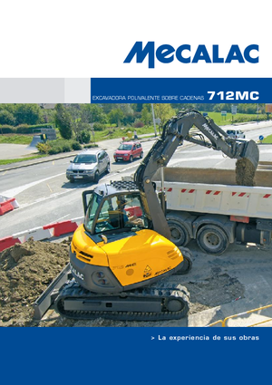 Raupenbagger Mecalac 712 MC
