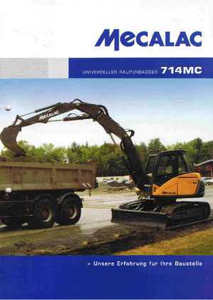 Raupenbagger Mecalac 714 MC *