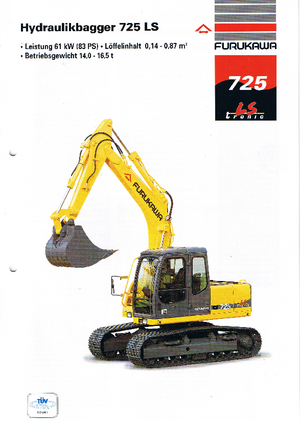 Raupenbagger Furukawa 725 LS-tronic
