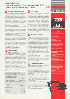 Raupenbagger Furukawa 735 LS-tronic