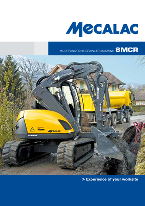 Raupenbagger Mecalac 8MCR