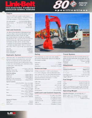 Raupenbagger Link-Belt 80 Spin Ace