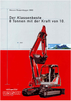 Raupenbagger Neuson 8002