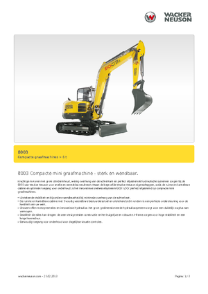 Raupenbagger Neuson 8003