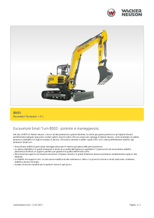 Raupenbagger Neuson 8003