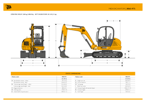 Raupenbagger JCB 8065 RTS