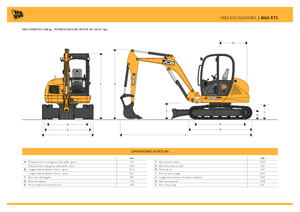 Raupenbagger JCB 8065 RTS
