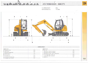 Raupenbagger JCB 8080