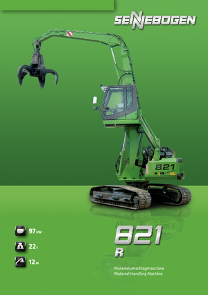 Raupenbagger Sennebogen 821 R