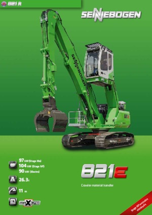 Umschlagmaschinen Sennebogen 821R E