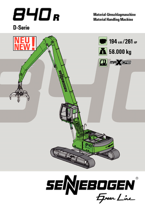 Raupenbagger Sennebogen 840 R-HD