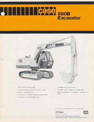 Raupenbagger Case 880B