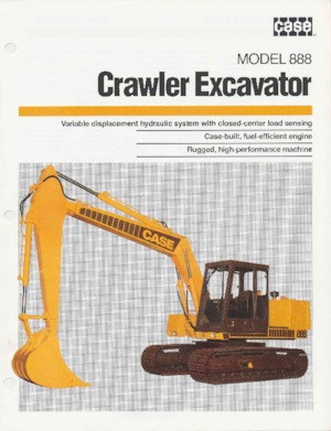 Raupenbagger Case 888