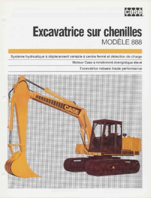 Raupenbagger Case 888
