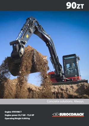 Raupenbagger Eurocomach 90 ZT