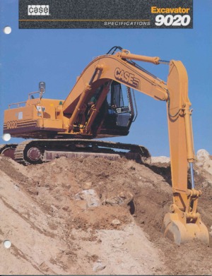Raupenbagger Case 9020