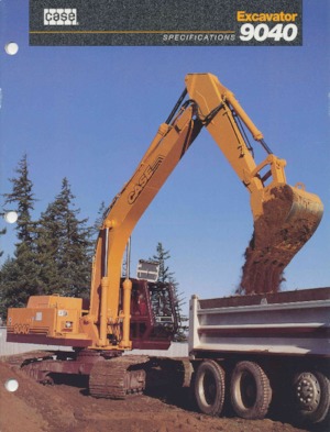 Raupenbagger Case 9040