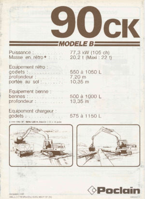 Umschlagmaschinen Case Poclain 90CK