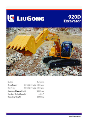 Raupenbagger Liugong 920D