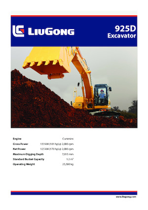 Raupenbagger Liugong 925D