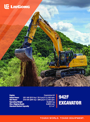 Raupenbagger Liugong 942F