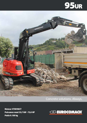 Raupenbagger Eurocomach 95 UR