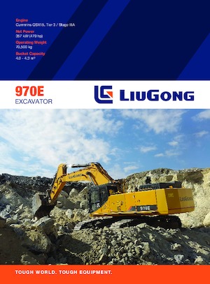 Raupenbagger Liugong 970E
