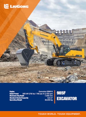 Raupenbagger Liugong 985F