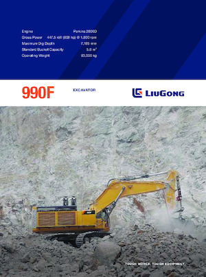 Raupenbagger Liugong 990F