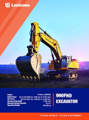 Raupenbagger Liugong 990FHD