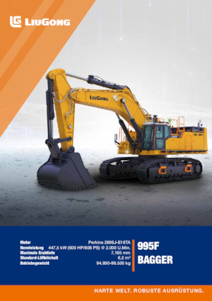 Raupenbagger Liugong 995F