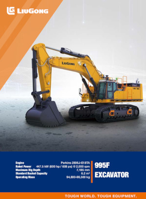 Raupenbagger Liugong 995F