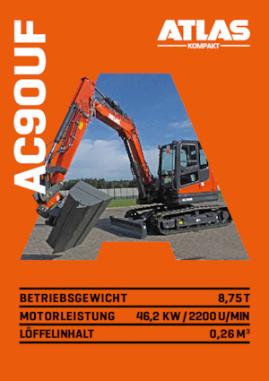 Raupenbagger Atlas Kompakt AC 90UF