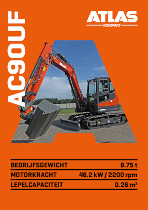 Raupenbagger Atlas Kompakt AC 90UF