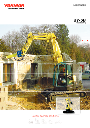 Raupenbagger Yanmar B 7 Sigma