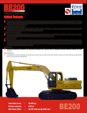 Raupenbagger Beml BE200