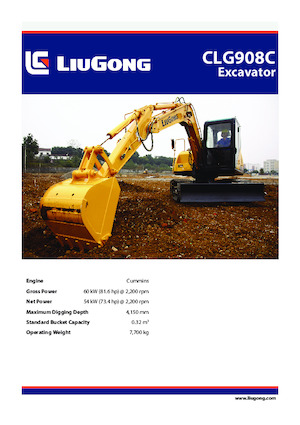 Raupenbagger Liugong CLG908C 
