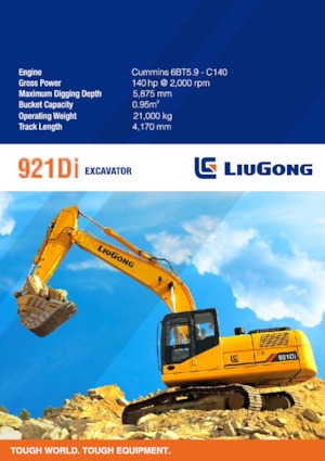 Raupenbagger Liugong 921Di